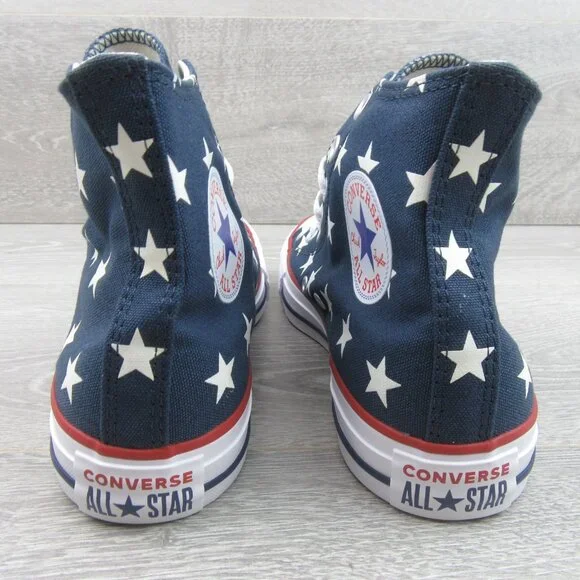 Converse Chuck Taylor All Star HI Archive Stars Womens Size 7.5 Navy NEW - Picture 8 of 14